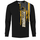 Men's Football USA Flag Long Sleeve Shirt product image