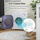 1500W Tumble Compact Laundry Electric Stainless Steel Dryer, 13.2 lbs. Capacity product image