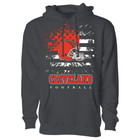 Women's Star-Spangled Football Pullover Hoodie product image