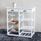 2-Drawer 3-Basket 3-Shelf Kitchen Cart product image