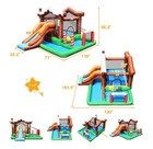 Inflatable Snow Cottage Ball Pit Bounce House product image