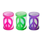 Large Color Changing LED Peace Sign Candle product image