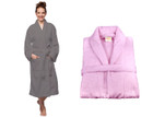 Luxurious Cotton Terry Bathrobe With Shawl Collar product image