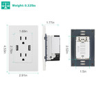 Dual USB Wall Outlet product image