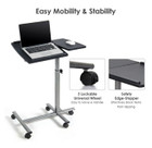 Adjustable Angle & Height Rolling Laptop Desk product image