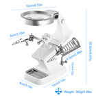 iMounTEK® LED 3X/4.5X Magnifier Lens Helping Hand Stand product image