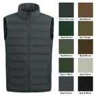 Men’s Full-Zip Lightweight Puffer Vest Jacket product image