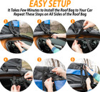 Zone Tech® Waterproof Vehicle Roof Cargo Bag With Anti-slip Mat product image