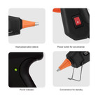 TACKLIFE® GGO20AC Mini Hot Glue Gun with 30 ct. Glue Sticks product image