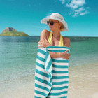 Over-Sized Ultra-Soft 100% Cotton Striped Beach Towel (4-Pack) product image