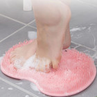 Silicone Back and Foot Shower Scrubber Mat with Suction Cups product image