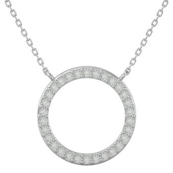 18-Inch 1/4-Carat Diamond Circle Necklace product image