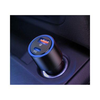 AUKEY® Dual High-Speed 36W Car Charger with USB and USB-C product image