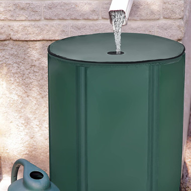 Collapsible 53-Gallon Rain Water Collection Barrel product image