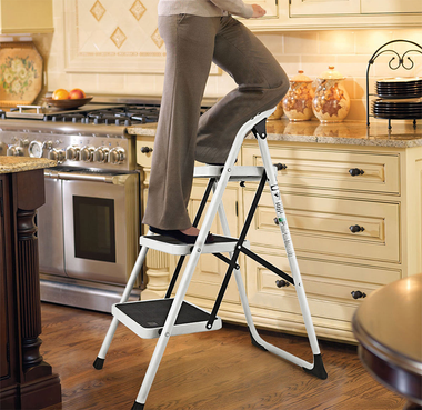 Lightweight Foldable 3-Step Ladder product image