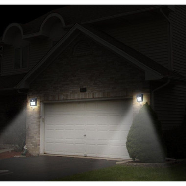 Solar Motion Sensor 30-LED Outdoor Security Wall Sconce Lamp Light (2-Pack) product image