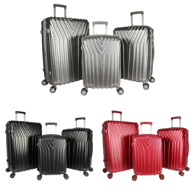 World Traveler™ Skyline Hardside 3-Piece Expandable Spinner Luggage Set product image