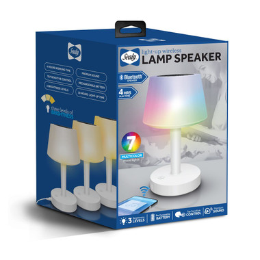 Sealy Bluetooth Multicolor Light-Up Lamp & Speaker product image