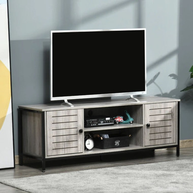 HOMCOM® 60-Inch TV Stand with Storage Shelves product image