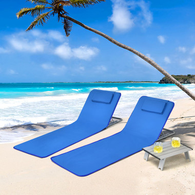 3-Piece Beach Lounge Chair Mat Set product image