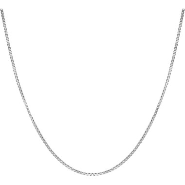 Italian-Made 925 Sterling Silver Tarnish-Resistant 0.8mm Box Chain product image