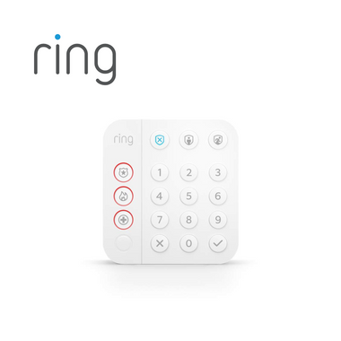 Ring Alarm Keypad (2nd Gen) with Adapter - White product image
