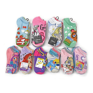 Licensed Assorted Kids' No-Show Socks (20-Pair) product image