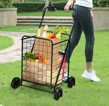 Folding Utility Shopping Cart product image