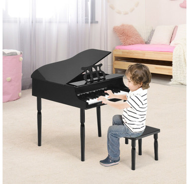 Kids' Wooden 30-Key Classic Baby Grand Piano product image