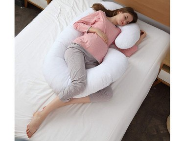 Down Alternative J Shaped Body Pillow product image