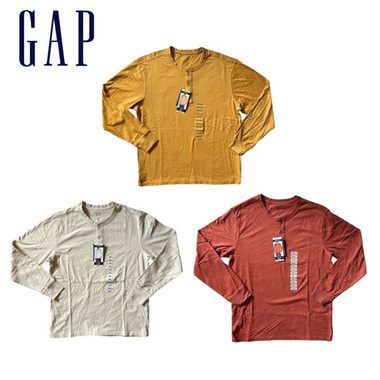 GAP Long Sleeve Jersey Henley T-Shirt product image