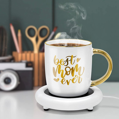 Mom-Themed 12-Ounce Electric Heated Coffee Mug product image