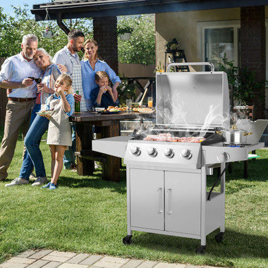 6-Burner Propane Gas BBQ Grill with Side Burner product image