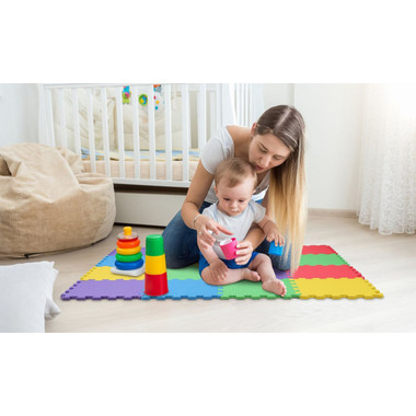 iMounTEK® Kids' 16-Piece Interlocking Playmat product image