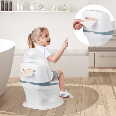 Kids' Realistic Potty Training Toilet with Flushing Sounds and Lights product image