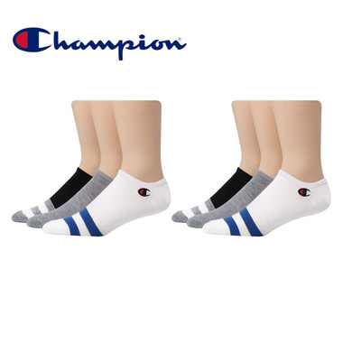Champion® Men's No-Show Socks with Logo Embroidery (6-Pair) product image