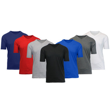 Men's Short Sleeve V-Neck Classic T-Shirt (3-Pack) product image