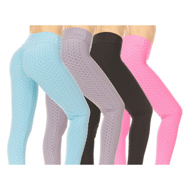 Women's Ruched High-Waist Tummy Control Leggings (3-Pack) product image