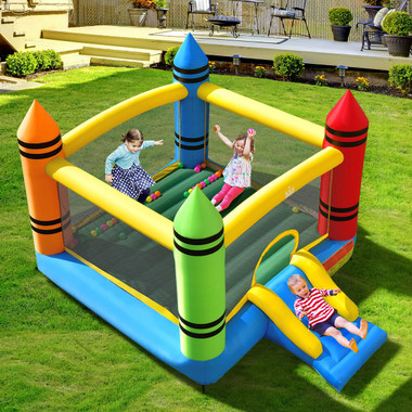 Kids' Inflatable Bounce House with Slide & Ocean Balls product image