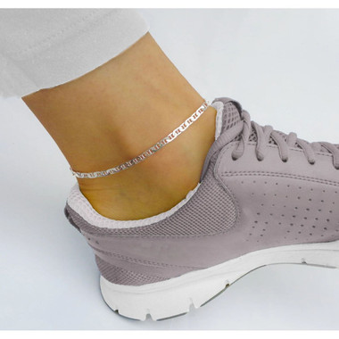 10-Inch 925 Silver Mariner Anklet product image