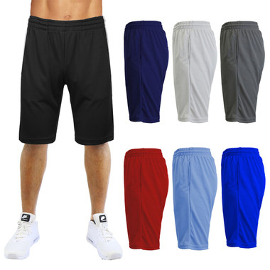 Men's Moisture-Wicking Performance Mesh Shorts (6-Pack) product image