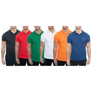 Men's Classic Fit Short Sleeve Polo Shirt (1- or 3-Pack) product image