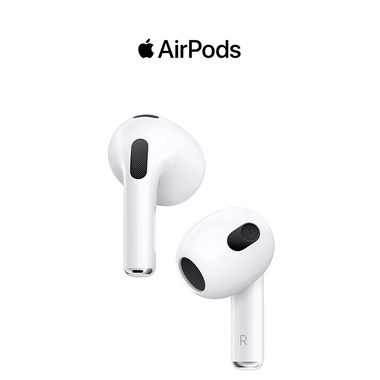 Apple® AirPods with Lightning Charging Case, MPNY3AM/A (Gen 3) product image