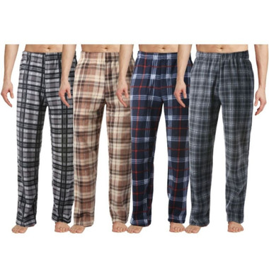Men's Microfleece Lounge Pajama Pants (3-Pack) product image