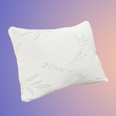 Queen Crushed Gel Particle Cotton and Bamboo Pillow (2-Pack) product image