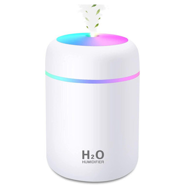 300ml Mini Portable Cool Mist Humidifier with LED Lights  product image