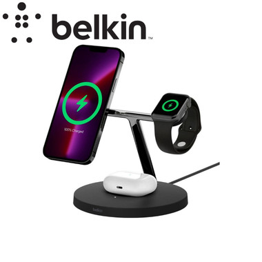 Belkin BoostCharge Pro 3-in-1 MagSafe Wireless Charger product image