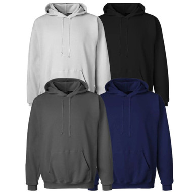Men's Fleece Pullover Hoodies with Kangaroo Pocket (2-Pack) product image