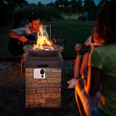 40,000 BTU Outdoor Propane Burning Fire Pit product image
