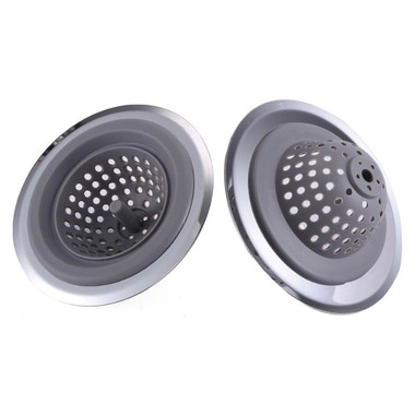 Clog-Free Multipurpose Silicone Sink Strainer and Stopper (2-Pack) product image